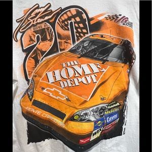 Tony Stewart Home Depot Racing Vintage T-Shirt NASCAR Size M Medium